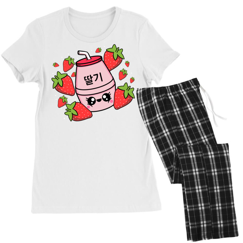 Kawaii Japanese Strawberry Milk For Kawaii Art Lov Women's Pajamas Set by queerappear | Artistshot