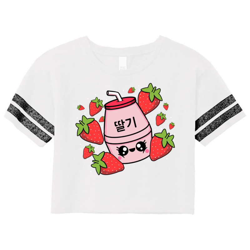 Kawaii Japanese Strawberry Milk For Kawaii Art Lov Scorecard Crop Tee by queerappear | Artistshot