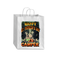 Happy St Patrick's Day Camper Debie Paper Bag - 10 X 5 X 13 | Artistshot