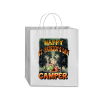 Happy St Patrick's Day Camper Traveler Paper Bag -13 X 6 X 15 3/4 | Artistshot