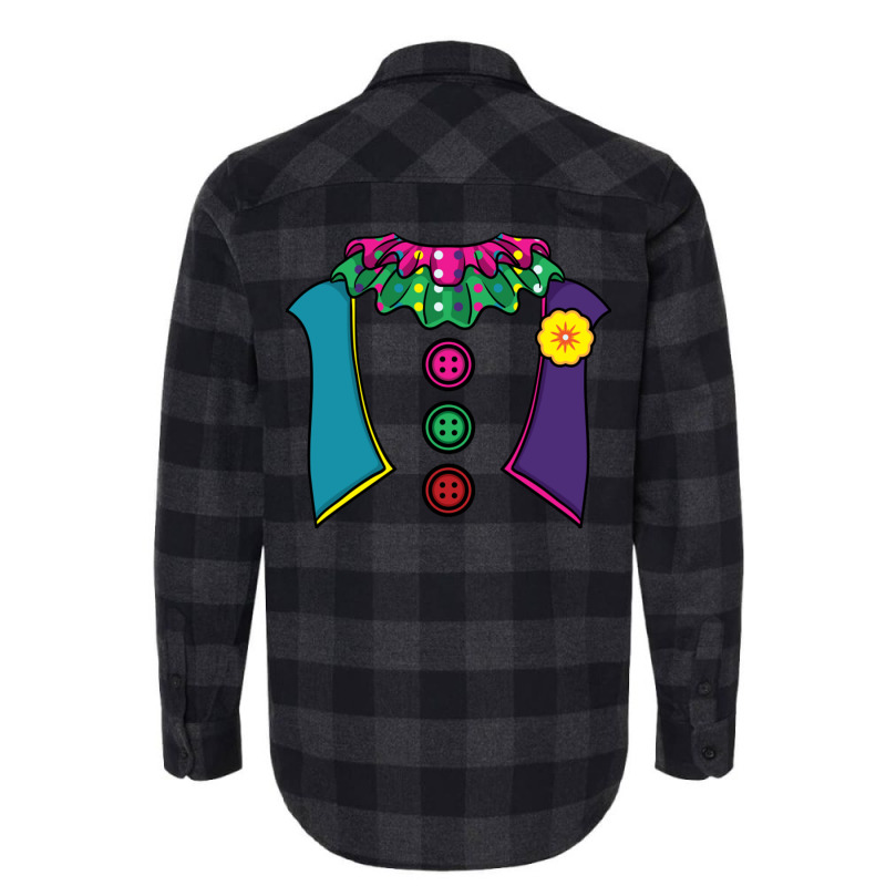 Clown Costume For Halloween Flannel Shirt | Artistshot