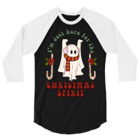 I'm Just Here For The Christmas Spirit 3/4 Sleeve Shirt | Artistshot