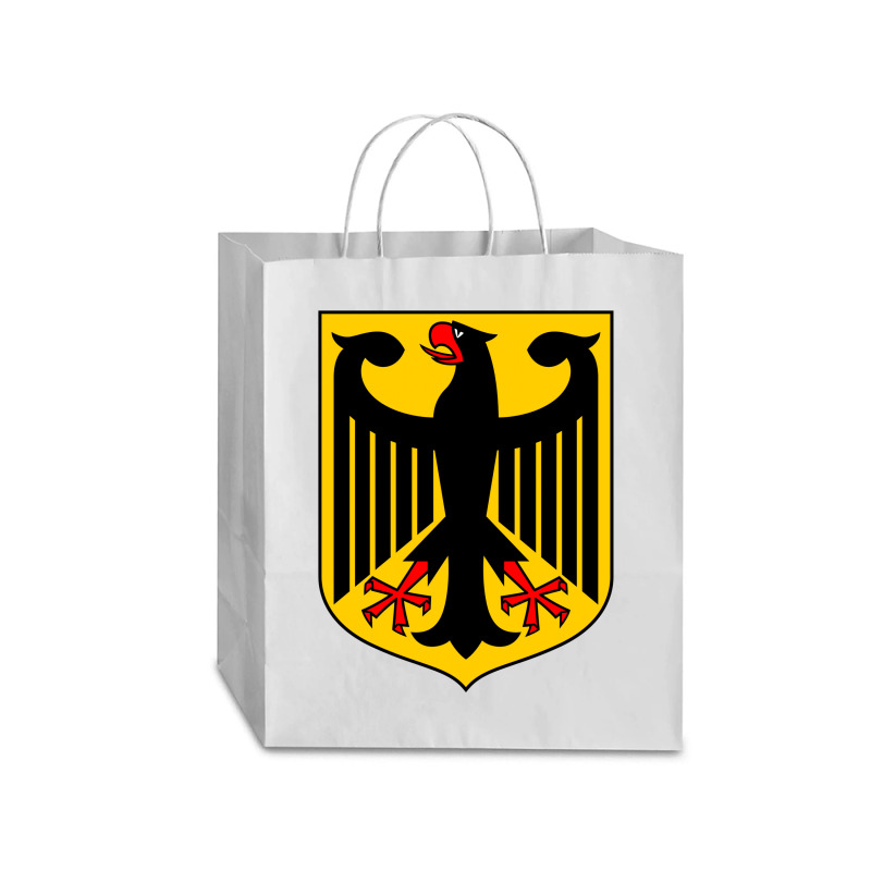 Country Flag And Emblem - Germany Traveler Paper Bag -13 X 6 X 15 3/4 | Artistshot