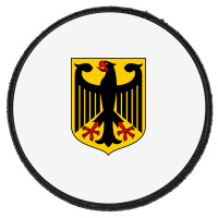 Country Flag And Emblem - Germany Round Patch | Artistshot