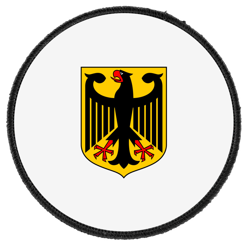 Country Flag And Emblem - Germany Round Patch | Artistshot