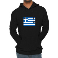 Country Flag And Emblem - Greece Lightweight Hoodie | Artistshot