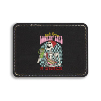 Out Here Lookin' Like A Snack Sublimat Rectangle  Leatherette Patch | Artistshot