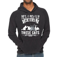 All These Cats Vintage Hoodie | Artistshot