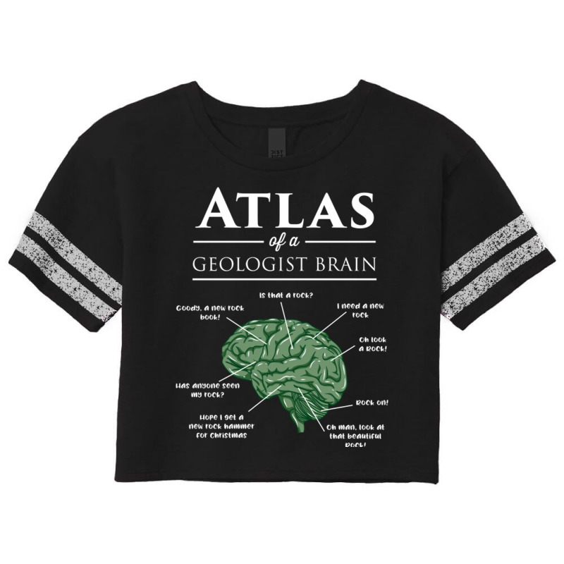 Atlas Of A Geologist Brain For Geology Lover Scorecard Crop Tee by queerappear | Artistshot