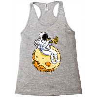 Astronaut Playing Trumpet For Trumpet Player Racerback Tank | Artistshot