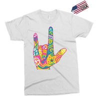 American Sign Language I Love You For Deaf Awarene Exclusive T-shirt | Artistshot