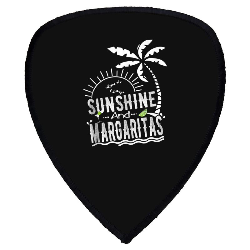 Sunshine And Margaritas Summer Vacation Shield S Patch | Artistshot