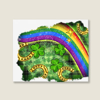 St. Patrick's Day Patch Landscape Canvas Print | Artistshot