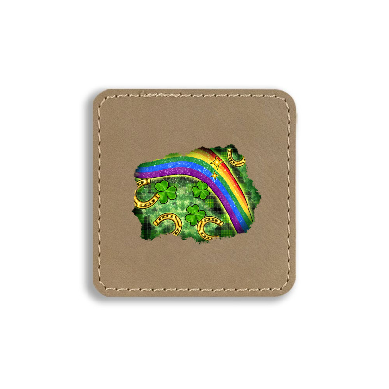 St. Patrick's Day Patch Square Leatherette Patch | Artistshot