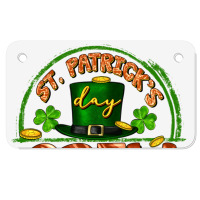 St. Patrick's Day Crew Motorcycle License Plate | Artistshot