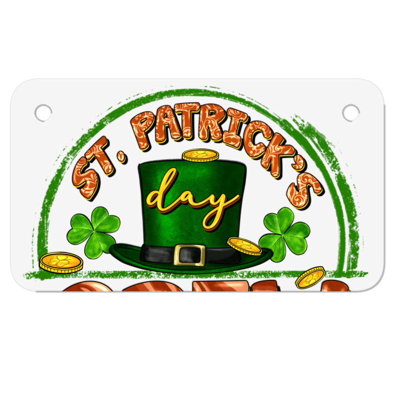 St. Patrick's Day Crew Motorcycle License Plate | Artistshot