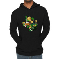 Texas Map St Patrick's Day Lightweight Hoodie | Artistshot