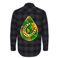 St.patrick's Teardrop Earrings Flannel Shirt | Artistshot