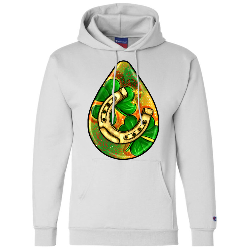 St.patrick's Teardrop Earrings Champion Hoodie by FaDigitalArtStudio | Artistshot