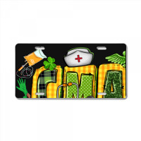 Cma Nurse St. Patrick's Day License Plate | Artistshot