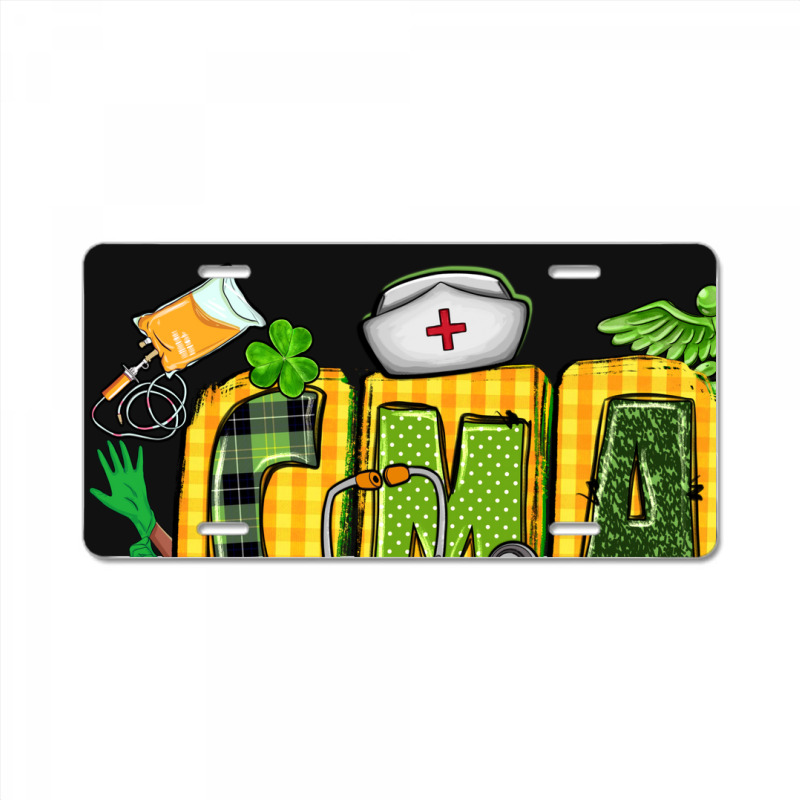 Cma Nurse St. Patrick's Day License Plate | Artistshot