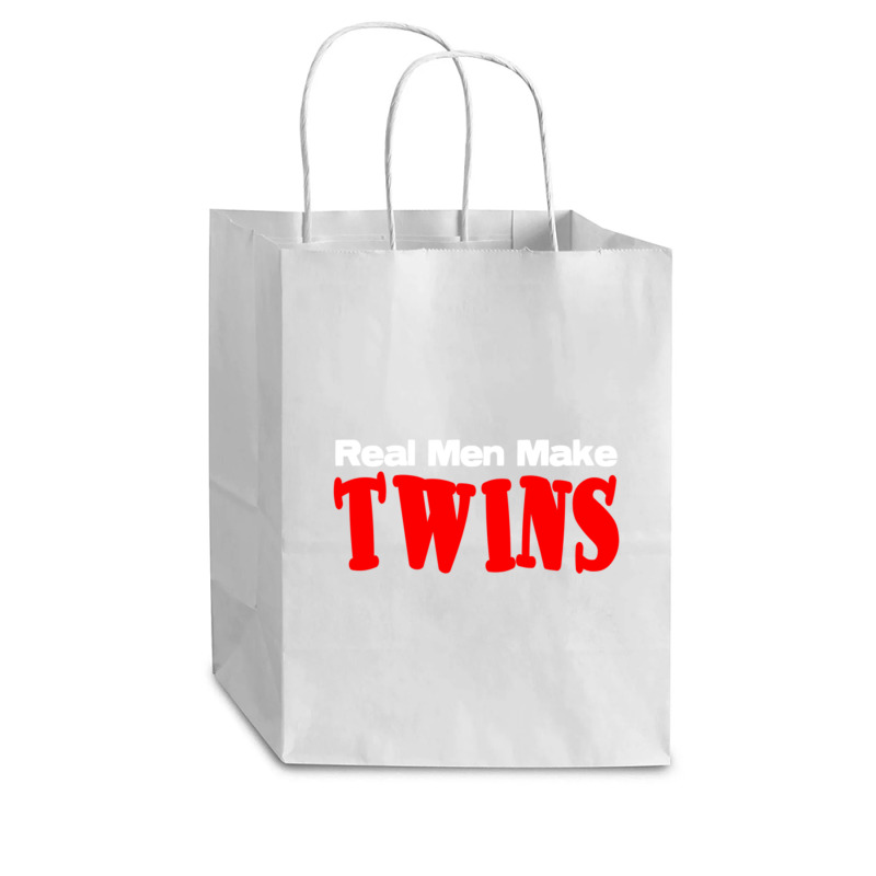 Real Men Make Twins  (2) Cub Paper Bag - 8 X 4 1/2 X 10 1/4 | Artistshot