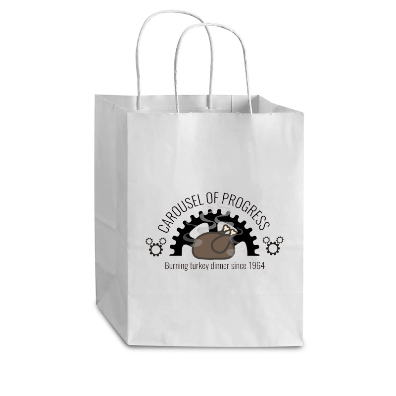 Carousel Tee,  Carousel Of Progress Cub Paper Bag - 8 X 4 1/2 X 10 1/4 | Artistshot