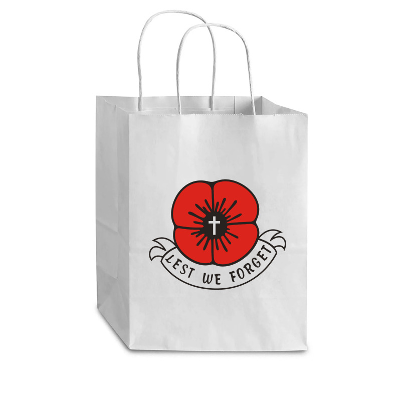 Remembrance Day Poppy Cub Paper Bag - 8 X 4 1/2 X 10 1/4 | Artistshot