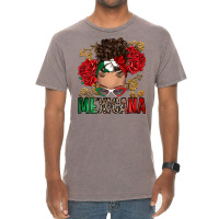 Mexicana Latina Messy Bun Vintage T-shirt | Artistshot