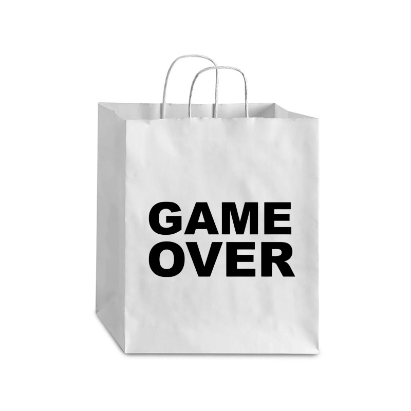 Game Over   Game Debie Paper Bag - 10 X 5 X 13 | Artistshot