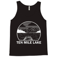 Ten Mile Lake Funny Fishing Camping Summer Tank Top | Artistshot