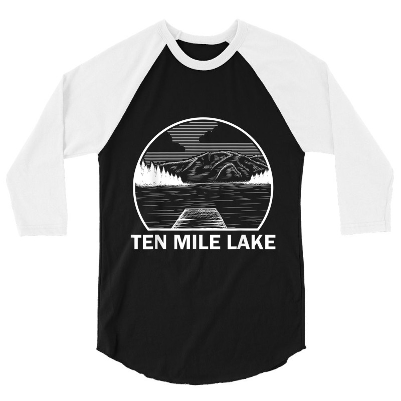 Ten Mile Lake Funny Fishing Camping Summer 3/4 Sleeve Shirt by YenNgoc | Artistshot