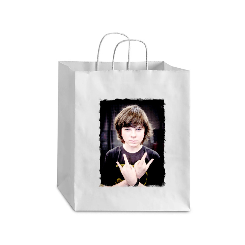 Chandler Riggs Carl Grimes Debie Paper Bag - 10 X 5 X 13 | Artistshot