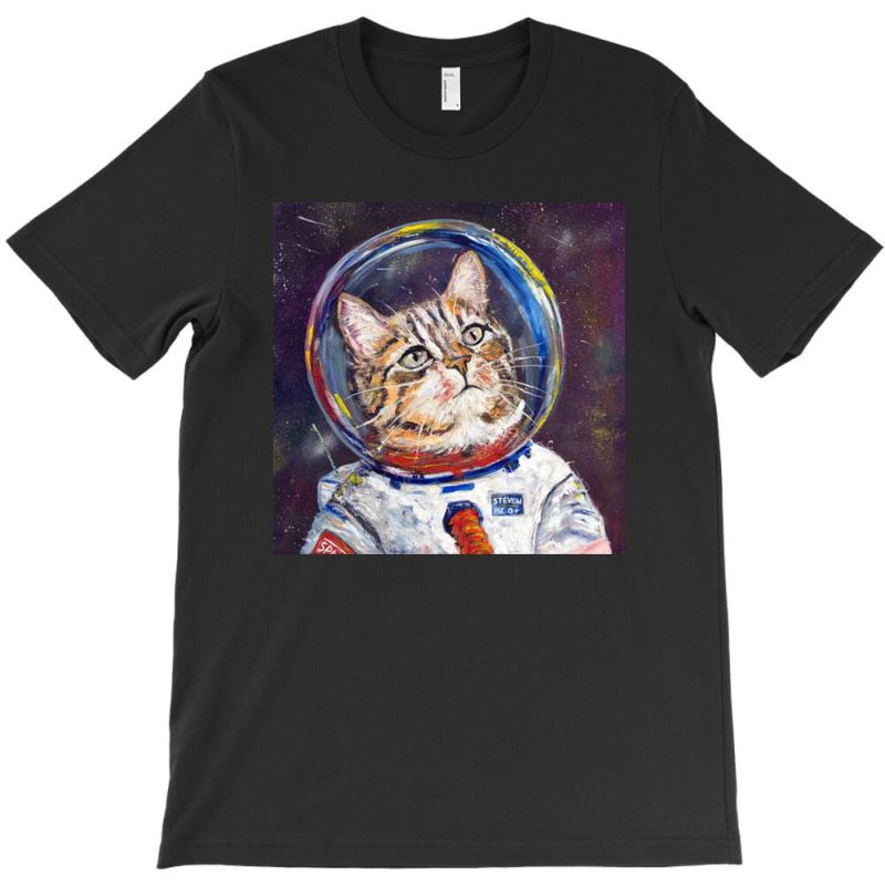 Kitty, Black, Vintage, Book, Space Cat, Nying,universe T-Shirt by Johnsonh | Artistshot