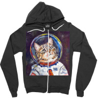 Kitty, Black, Vintage, Book, Space Cat, Nying,universe Zipper Hoodie | Artistshot