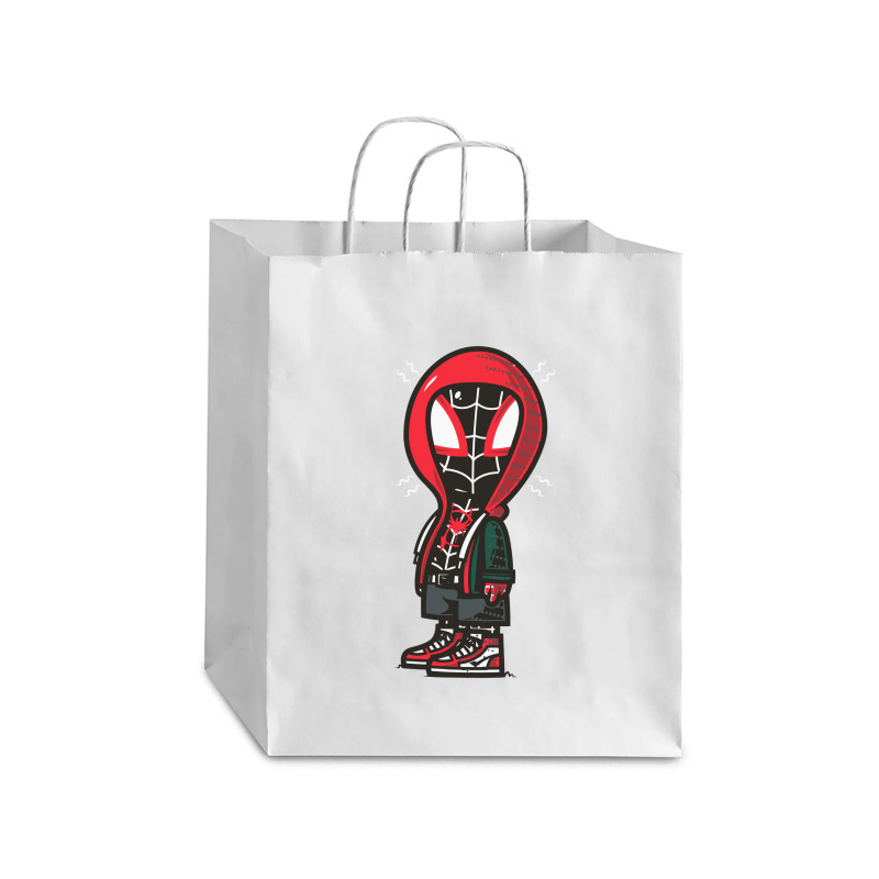 Peanut Sm, Spiderhero Into The Spiderverse Debie Paper Bag - 10 X 5 X 13 | Artistshot