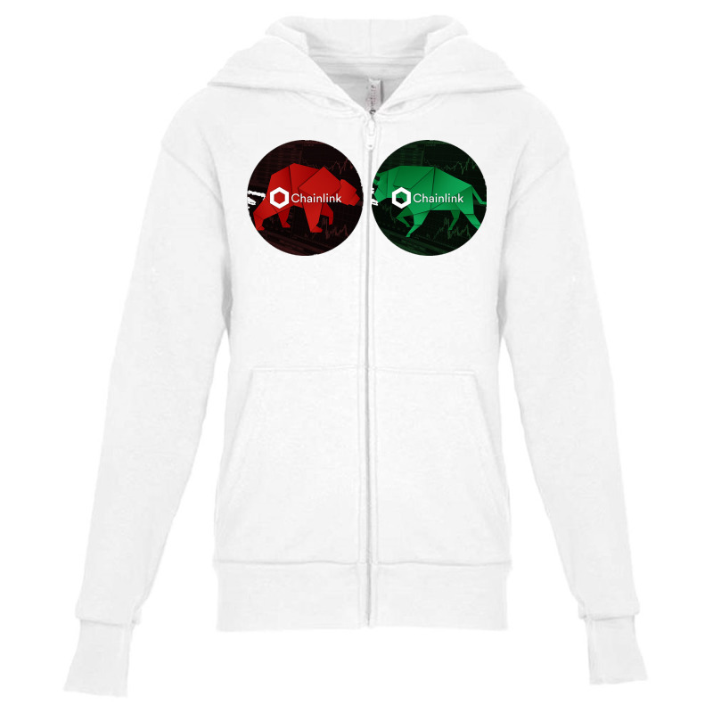 Link, Btc, Litecoin, Altcoin, Eth,nying, Investing, Money Youth Zipper Hoodie by Johnsonh | Artistshot