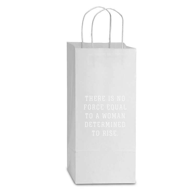 Quote Double Wine Paper Bag - 6 1/2 X 3 1/2 X 12 3/8 | Artistshot