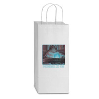 Pondering My Orb Meme T Shirt Double Wine Paper Bag - 6 1/2 X 3 1/2 X 12 3/8 | Artistshot