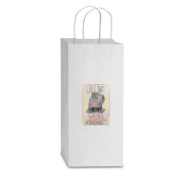 Life Is Short Steal A Walrus Double Wine Paper Bag - 6 1/2 X 3 1/2 X 12 3/8 | Artistshot