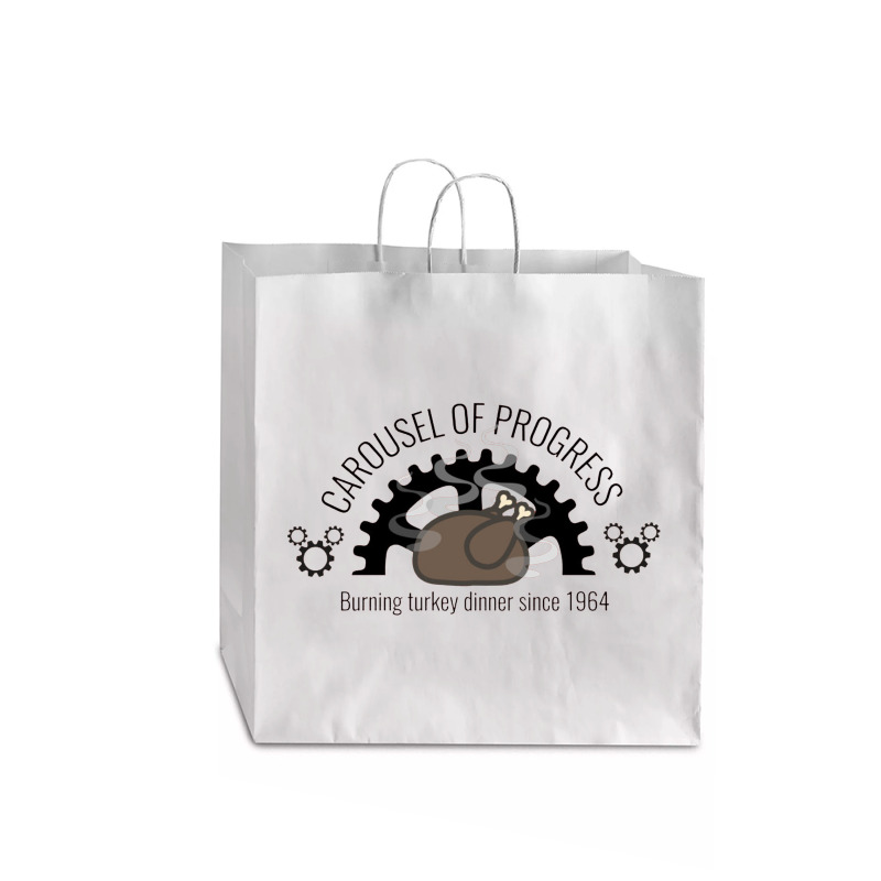 Carousel Tee,  Carousel Of Progress Jumbo Paper Bag - 18 X 7 X 18 3/4 | Artistshot