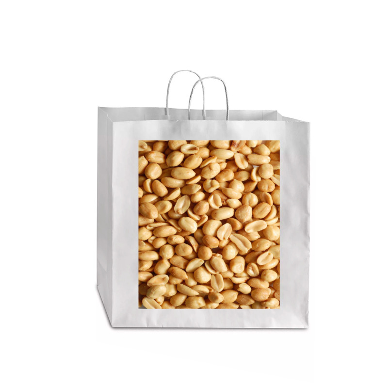 Peanut Snack Pattern, Peanut Jumbo Paper Bag - 18 X 7 X 18 3/4 | Artistshot