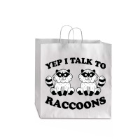 Raccoon Jumbo Paper Bag - 18 X 7 X 18 3/4 | Artistshot