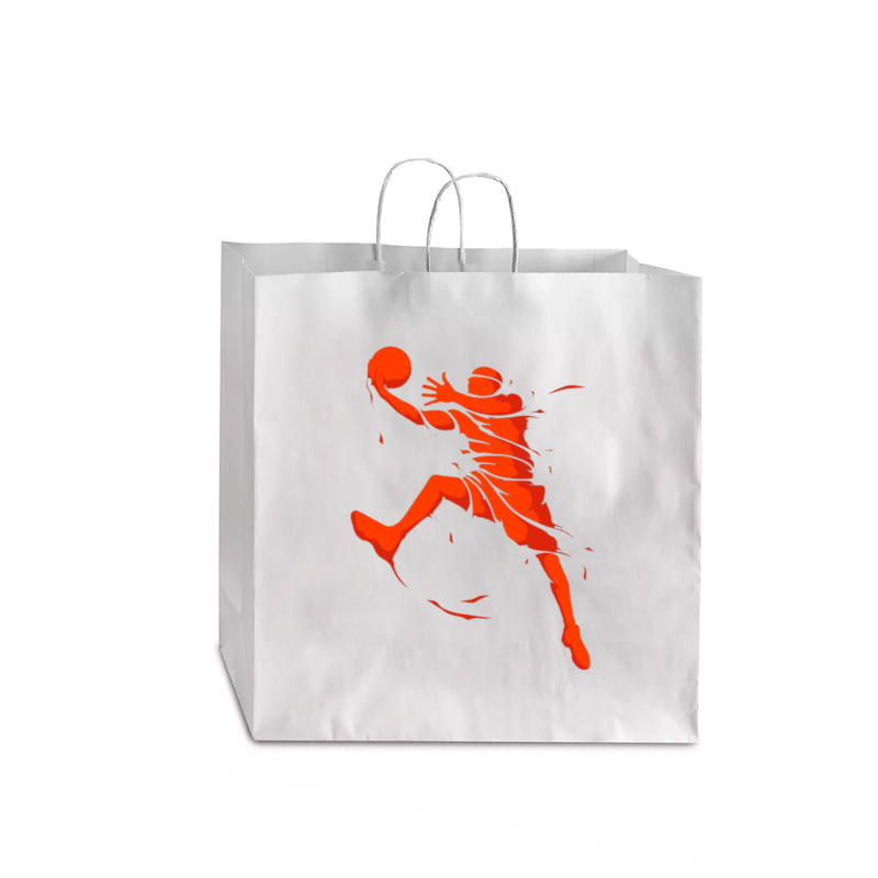 Basketball Player Splash Skill Jumbo Paper Bag - 18 X 7 X 18 3/4 | Artistshot