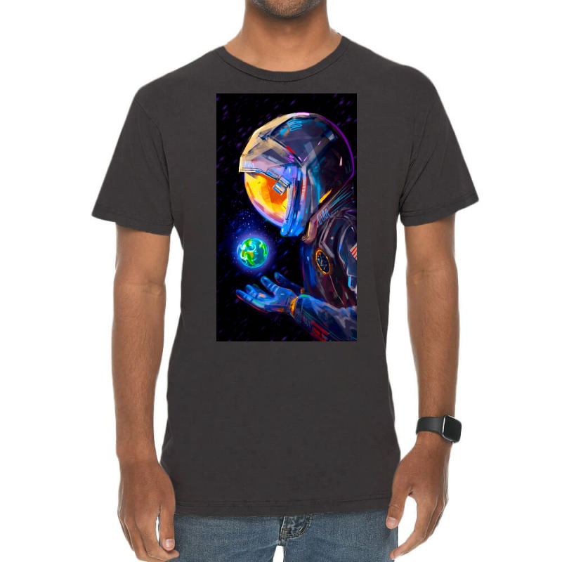 Space, Mars, Fantasy, Kids, Trippy, Cosmic,nying,' Rocket, Earth Vintage T-Shirt by Johnsonh | Artistshot