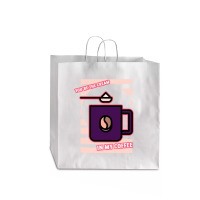 Valentines Day Coffee Cream Couple Love Pun Jumbo Paper Bag - 18 X 7 X 18 3/4 | Artistshot