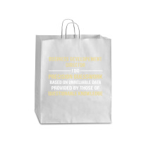 Business Developement Director I Do Precision Guesswork Queen Paper Bag - 16 X 6 X 19 1/4 | Artistshot