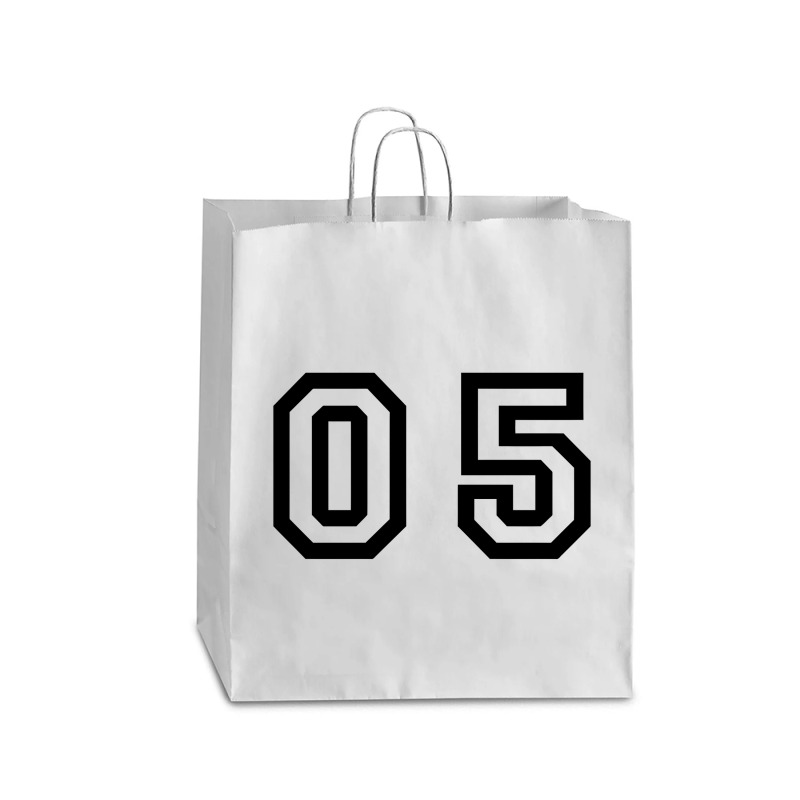 Number Zero Five   Number Five Queen Paper Bag - 16 x 6 x 19 1/4 by pagersuek | Artistshot