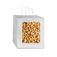 Peanut Snack Pattern, Peanut Star Paper Bag - 13 X 7 X 13 | Artistshot