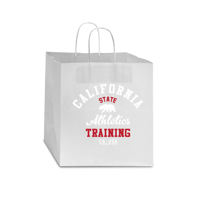 California State Athletics Training Star Paper Bag - 13 X 7 X 13 | Artistshot